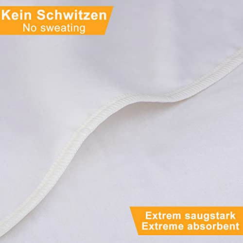 Coprimaterasso 180x200 cm Molton - In 100% cotone, Traspirante, Topper materasso confortevole - Dettaglio recensione 4