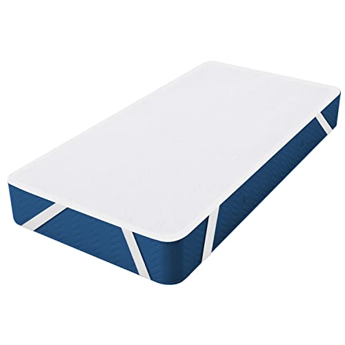 Coprimaterasso 180x200 cm Molton - In 100% cotone, Traspirante, Topper materasso confortevole - Design e materiali