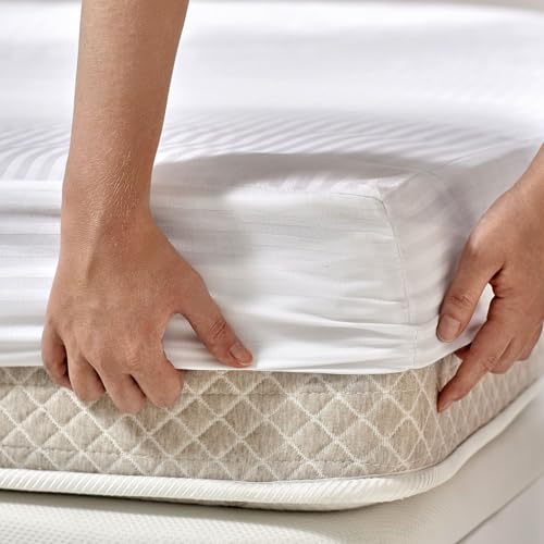 Pikolin Home - Coprimaterasso in tessuto fasciato 100% cotone, 80 x 190/200 cm, letto da 80 - Dettaglio recensione 4
