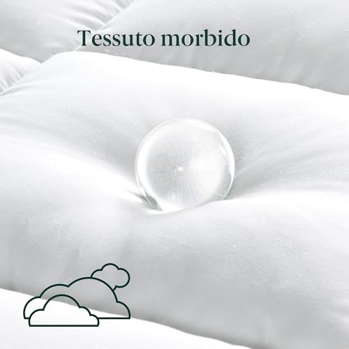 Zinus Topper Matrimoniale 160x190 cm, 5 cm Coprimaterasso Trapuntato in Bambù, Rivestimento Morbido, Traspirante, Ipoallergenico, Housse Lavabile in Lavatrice - Dettaglio recensione 4